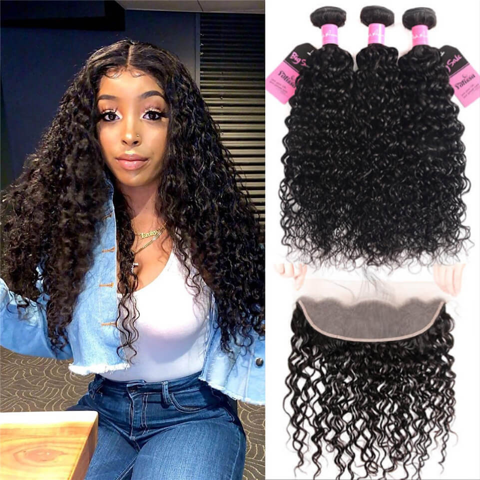 Water wave bundles and frontal