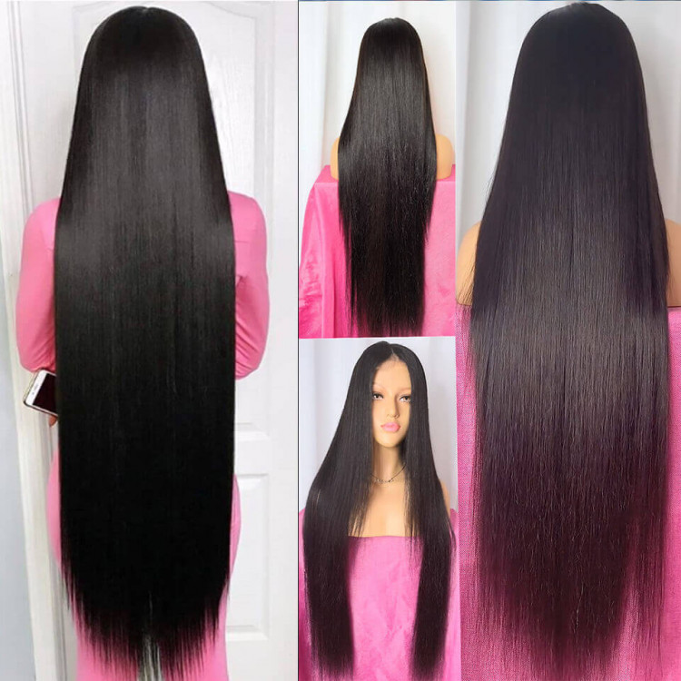 40 Inch Long Lace Front Wigs 180
